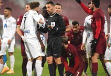 CFR Cluj nu mai vrea arbitrii craioveni: Ţi se scoate mingea din poartă