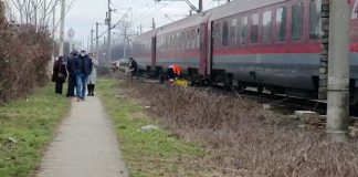 Persoană lovită de tren la Târgu Jiu