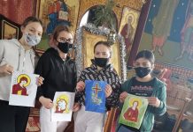 Biserica „Sfântul Ilie Tesviteanul” din Parohia Padeş, judeţul Gorj, a găzduit în această perioadă un atelier de pictură icoane