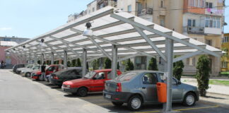 Prima parcare din Rovinari care va fi iluminată cu ajutorul panourilor fotovoltaice