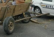 Căruțaș rănit la Berlești