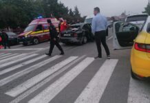 Persoană rănită într-un accident rutier la Târgu Jiu