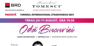 Turneul Stradivarius revine la Târgu Jiu