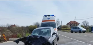 Șofer rănit într-un accident rutier în Bălești