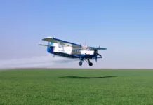 Dezinsecție prin aviotratament la Târgu Jiu