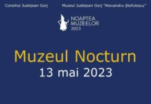 Noaptea Europeană a Muzeelor, organizată la Târgu Jiu și Târgu-Cărbunești