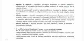 Actul adițional privind condițiile speciale de muncă din CEO a fost respins de ITM Gorj, din cauza unor semnături lipsă