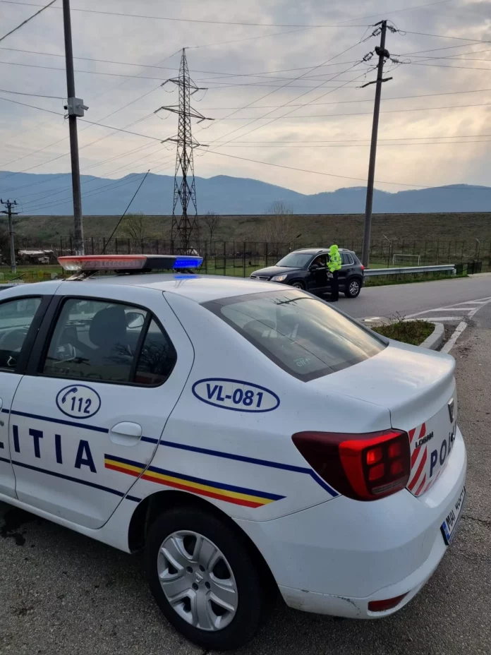 Polițiștii au reținut un bărbat de 36 de ani, din comuna Alunu, județul Vâlcea