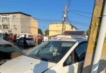 Trei persoane, rănite într-un accident rutier la Târgu Jiu