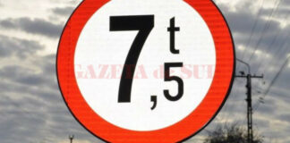 CNAIR a anunţat că sunt impuse restricţii de circulaţie pentru vehiculele mai mari de 7,5 tone