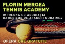 Cursuri gratuite de tenis pentru copiii gorjeni