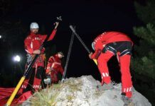 Exercițiul ”MoonLightRescue 2023” este primul stagiu de pregătire profesională a salvatorilor în salvarea pe timp de noapte din pereți înalți