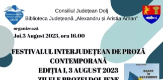 Festivalul interjudețean de proză contemporană la Aman