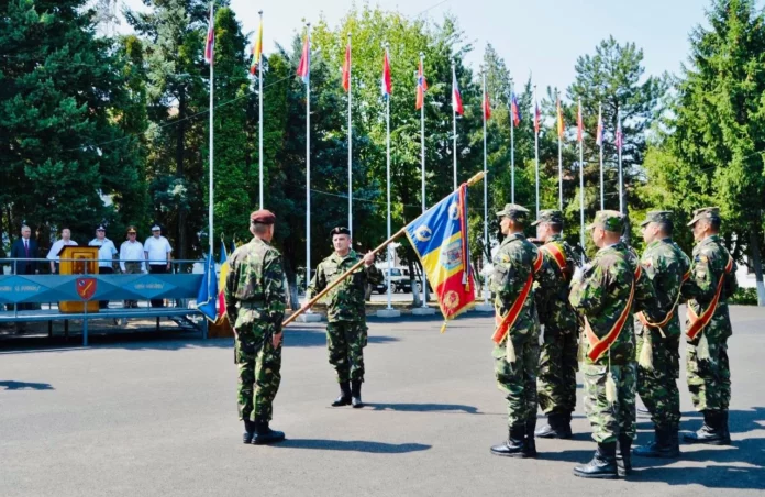 Ceremonial militar de înființare a Batalionului 24 Infanterie Targu Jiu