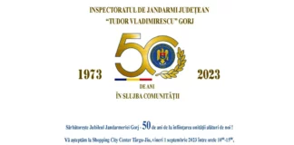 Jubileul Jandarmeriei Gorjene și Ziua Jandarmeriei Rurale, sărbătorite pe 1 septembrie