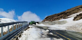 Au început lucrările de deszăpezire pe Transalpina