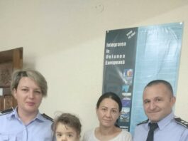 Târgu Jiu: Daruri de Paște de la polițiștii locali pentru o fetiță bolnavă