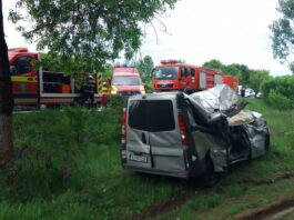 Accident rutier grav la ieșire din Târgu Jiu