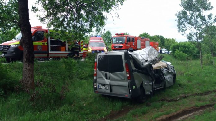 Accident rutier grav la ieșire din Târgu Jiu