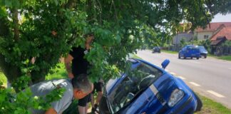 Accident rutier la ieșire din Târgu Jiu, la Drăgoieni