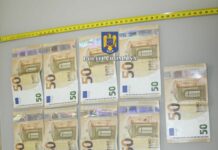 Gorj: Tânăr din Motru, arestat după ce a pus în circulație bancnote false de 50 de euro