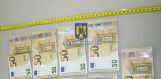 Gorj: Tânăr din Motru, arestat după ce a pus în circulație bancnote false de 50 de euro