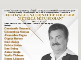A doua ediție a Festivalului Național de Folclor „Petrică Mîțu Stoian”, la Târgu Jiu