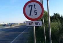 Restricții de tonaj pe drumuri naționale, drumuri expres și autostrăzi