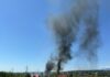 Incendiu într-un cartier din Târgu Jiu