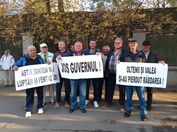 Sindicatele miniere din Gorj și alte 3 județe protestează în București