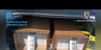 20.000 de țigarete de contrabandă, confiscate de polițiștii gorjeni