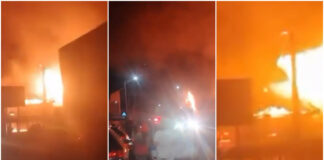 O brutărie a luat foc în județul Gorj! Pompierii au intervenit cu şase autospeciale