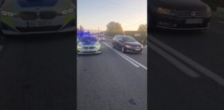 (VIDEO) Gorj: Accident rutier cu un biciclist pe DN 66