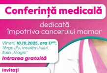 09:08 Târgu-Jiu: Conferință medicală dedicată luptei împotriva cancerului mamar blank
