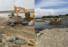 08:58 Lucrări de consolidare a malurilor Jiului, în comuna Drăguțești blank