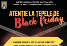 12:32 IPJ Gorj: Atenție la țepele de Black Friday! blank