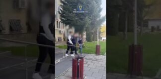 (Video)Gorj: Un bărbat prins că fura țiței din magistrală și-a incediat mașina ca să scape de polițiști