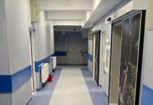 10:13 Lucrările la Secția Ortopedie, pe final blank