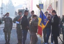 Ministrul Apărării, Radu Miruță, a înmânat Drapelul de Luptă Batalionului 24 Infanterie „Ecaterina Teodoroiu”