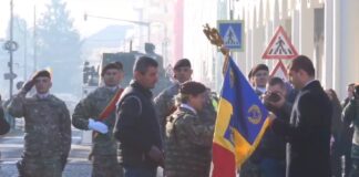 Ministrul Apărării, Radu Miruță, a înmânat Drapelul de Luptă Batalionului 24 Infanterie „Ecaterina Teodoroiu”