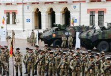 12:27 Ceremonial militar-religios, joi, la Târgu Jiu. Drapelul de Luptă înmânat Batalionului 24 Infanterie “Ecaterina Teodoroiu”