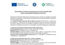 Oportunități de finanțare prin Programul Tranziție Justă 2021-2027 pentru comunitățile din județele Gorj și Dolj