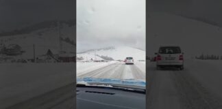 (VIDEO) Circulația pe DN 67C Novaci – Rânca se desfășoară în condiții normale