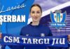 Transfer la echipa de handbal. Larisa Șerban a semnat cu CSM Târgu Jiu