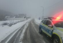 Atenție șoferi: Restricții pe DN 67C Novaci–Rânca din cauza ninsorii viscolite