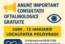 Consultații oftalmologice gratuite pentru locuitorii unui comune din Gorj