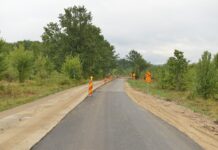 Lucrările de modernizare a drumului Târgu Jiu-Țicleni, la un stadiu de 50%
