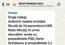 16:44 Primarii PSD din Gorj, sfătuiți să nu participe la o întâlnire cu Miruță. Reacția vicepremierului