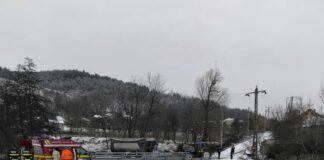 Gorj: Accident grav în timpul deszăpezirii, în comuna Mușetești: un bărbat a ajuns la spital