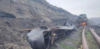 14:43 Alunecare masivă de teren la Cariera Tismana. CE Oltenia: Nu au fost înregistrate victime